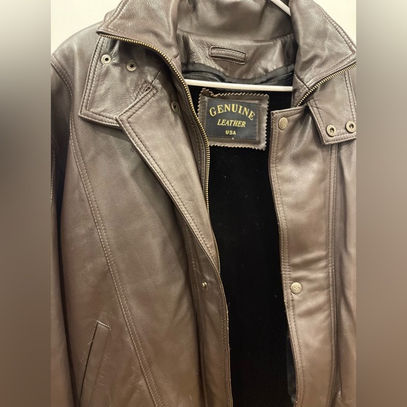 Men's Brown Jacket - Picture 10 of 11